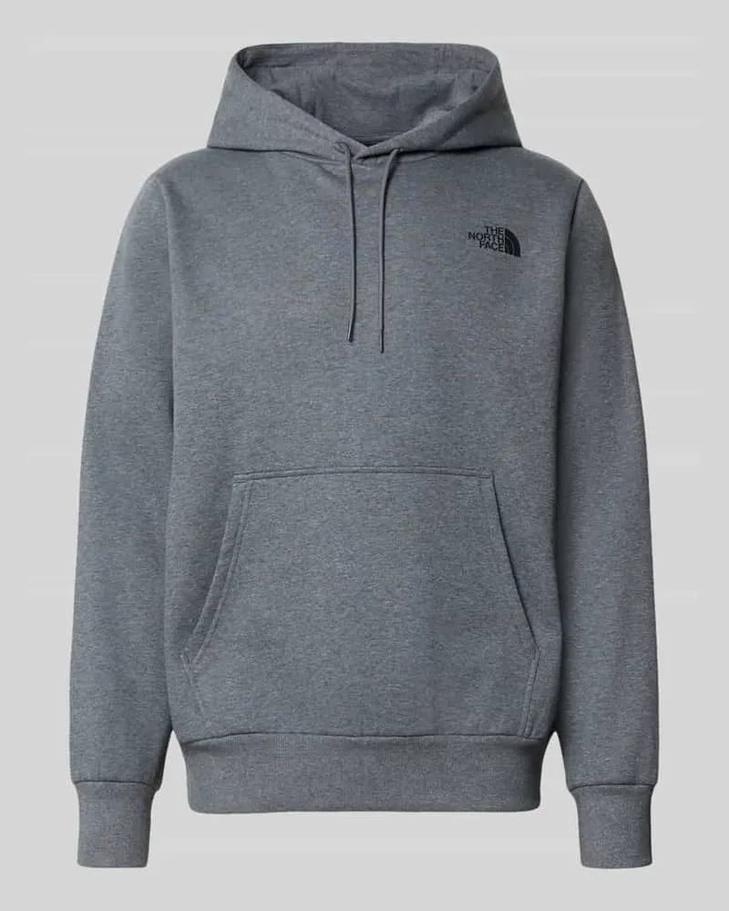 The North Face Hoodie mit Label-Print Mittelgrau