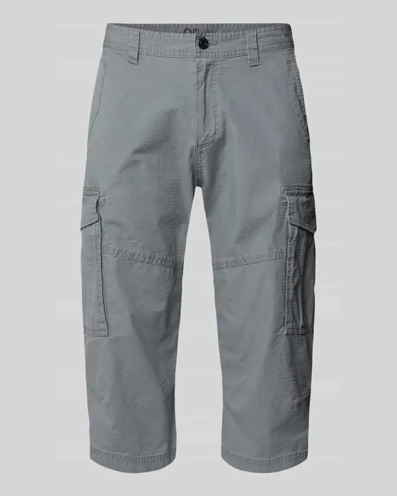 S.Oliver Relaxed Fit Bermuda aus Baumwoll-Mix Modell 'FILE 