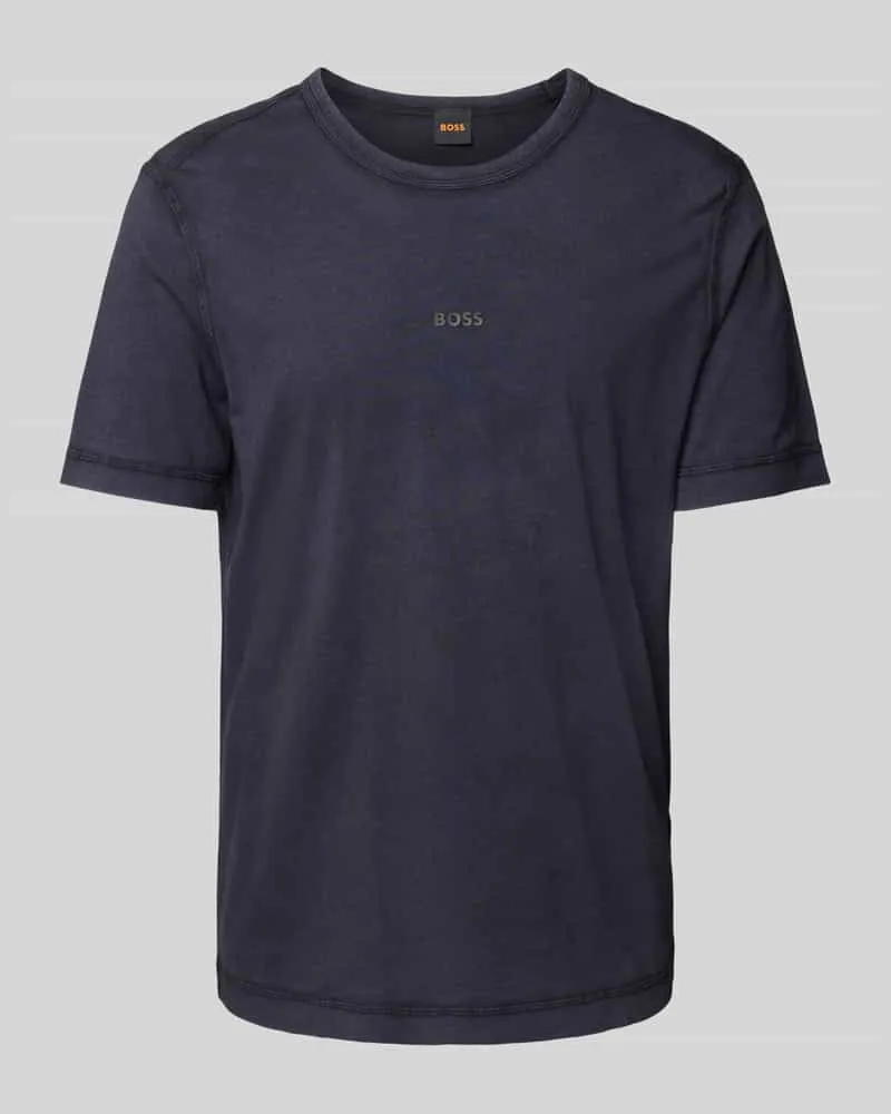 HUGO BOSS T-Shirt mit Label-Print Modell 'Tokks 