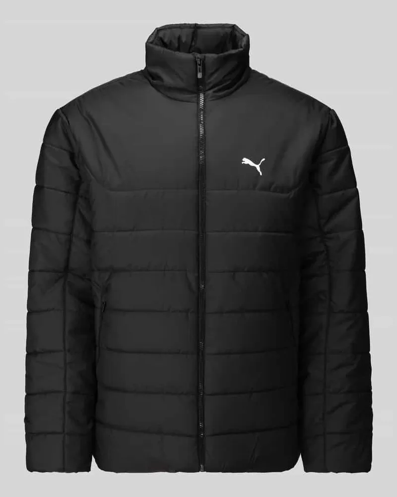 Puma Regular Fit Steppjacke mit Logo-Print Black