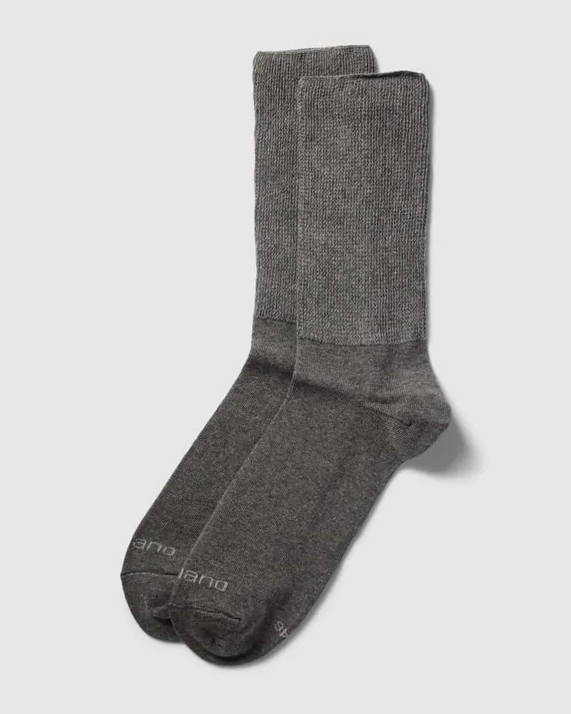 Camano Socken mit Label-Print im 2er-Pack 