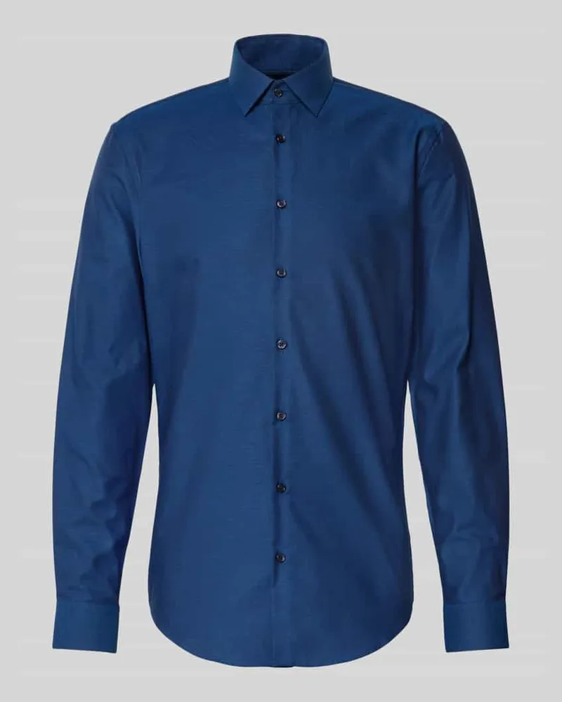JAKE*S Slim Fit Business-Hemd mit Kentkragen 
