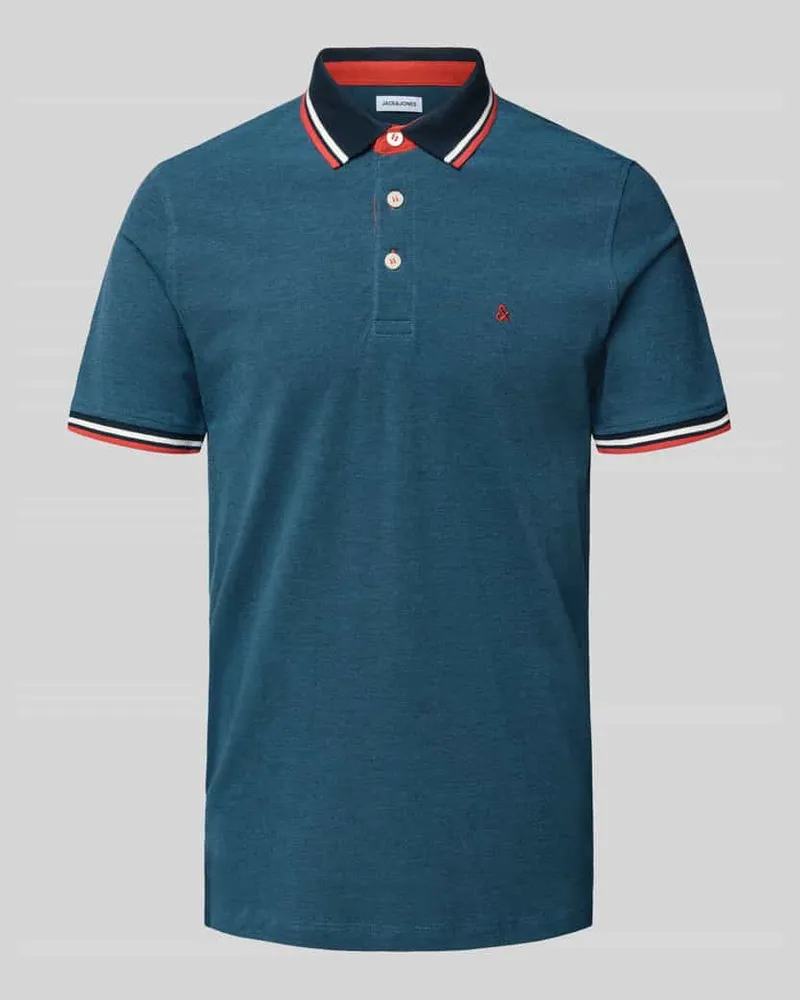 Jack & Jones Regular Fit Poloshirt mit Knopfleiste Modell 'PAULOS 