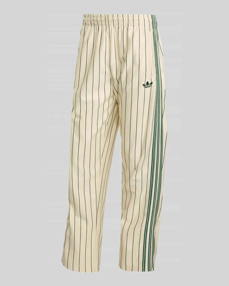 adidas Regular Fit Sweathose mit Logo-Stitching Offwhite