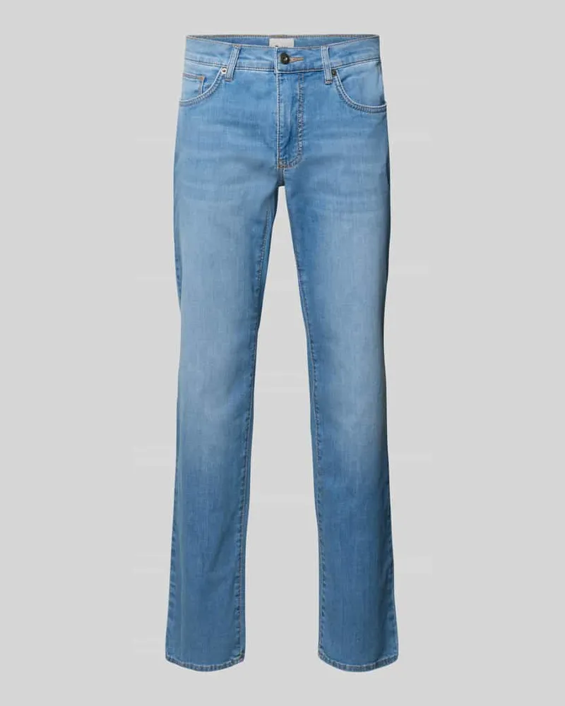 Brax Straight Fit Jeans aus Baumwoll-Mix Modell 'CADIZ Hellblau