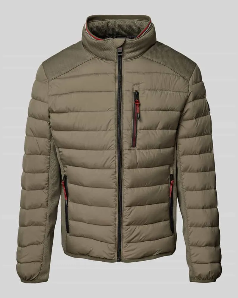 Tom Tailor Regular Fit Steppjacke mit Stehkragen 