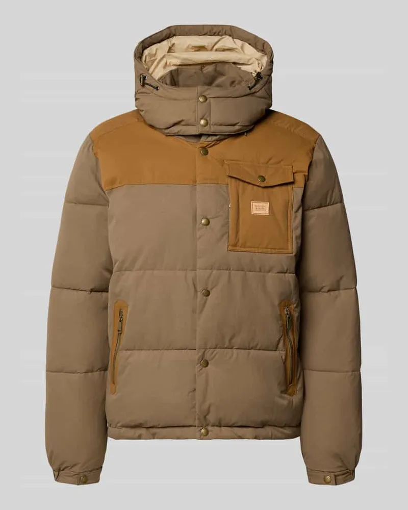 Scotch&Soda Regular Fit Jacke mit Baumwoll-Anteil in Stepp-Optik Beige