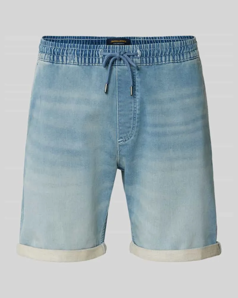 Jack & Jones Shorts mit elastischem Bund Modell 'RICK Hellblau