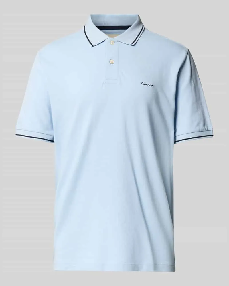 Gant Poloshirt mit Label-Stitching 