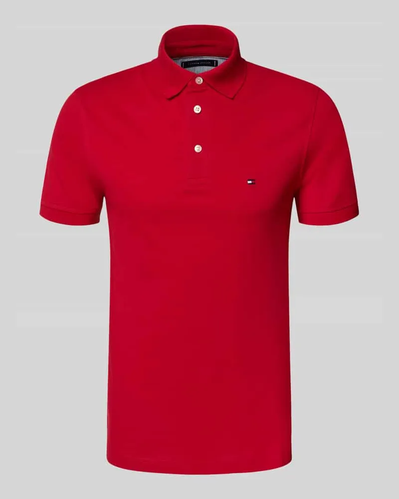 Tommy Hilfiger Slim Fit Poloshirt aus Baumwoll-Elasthan-Mix 