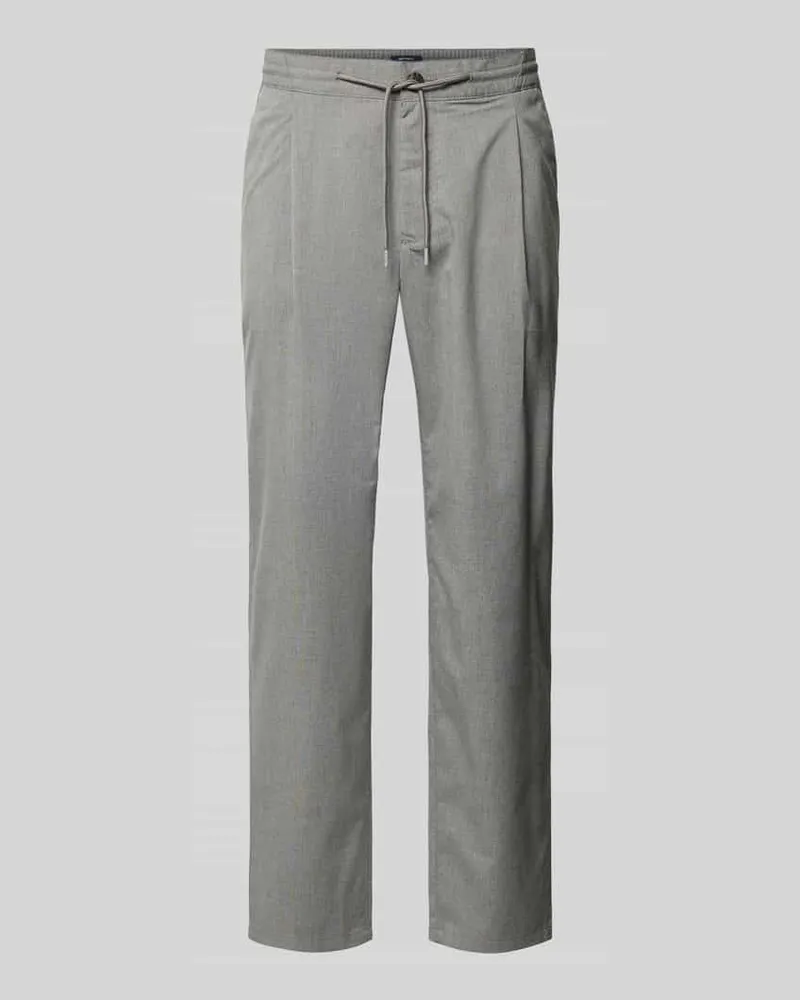 McNeal Stoffhose mit elastischem Bund Mittelgrau