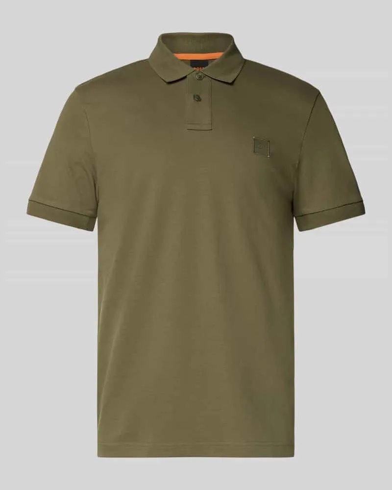 HUGO BOSS Slim Fit Poloshirt aus Baumwoll-Mix 