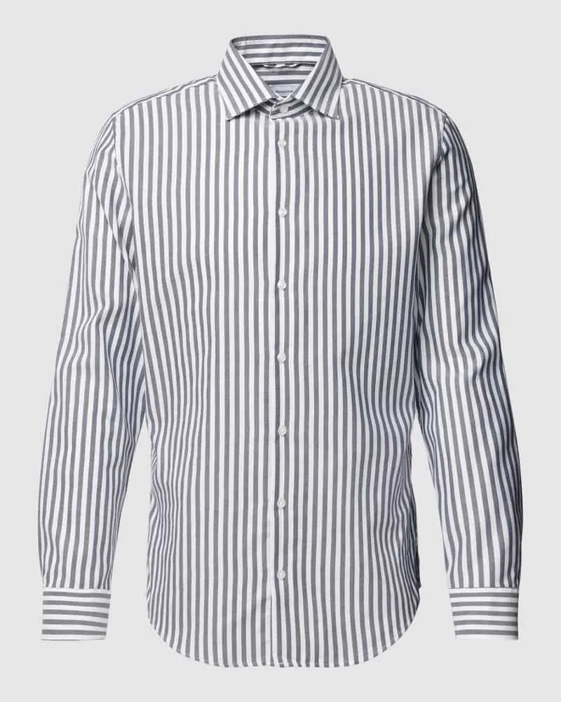 Seidensticker Business-Hemd mit Streifenmuster Marine