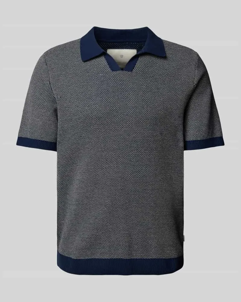 Jack & Jones Regular Fit Poloshirt mit V-Ausschnitt Modell 'CEASTON 