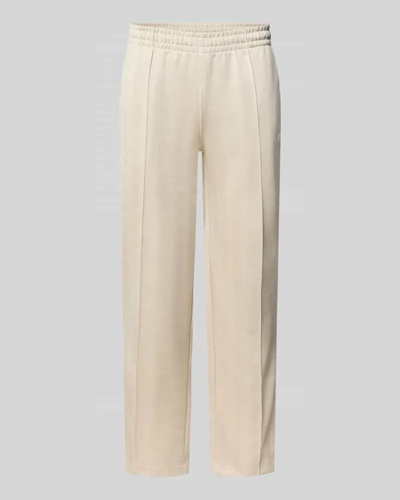 Lacoste Regular Fit Sweathose aus Baumwoll-Mix Sand