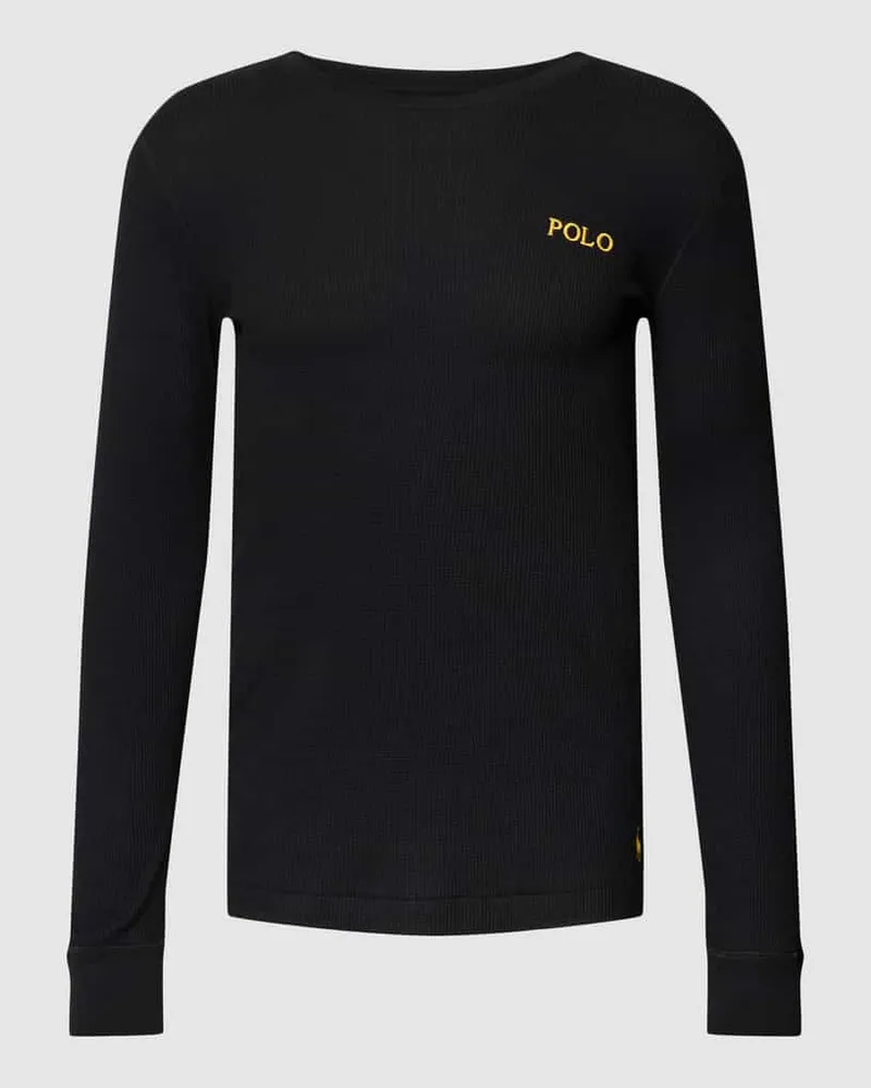 Ralph Lauren Longsleeve mit Strukturmuster Modell 'WAFFLE 