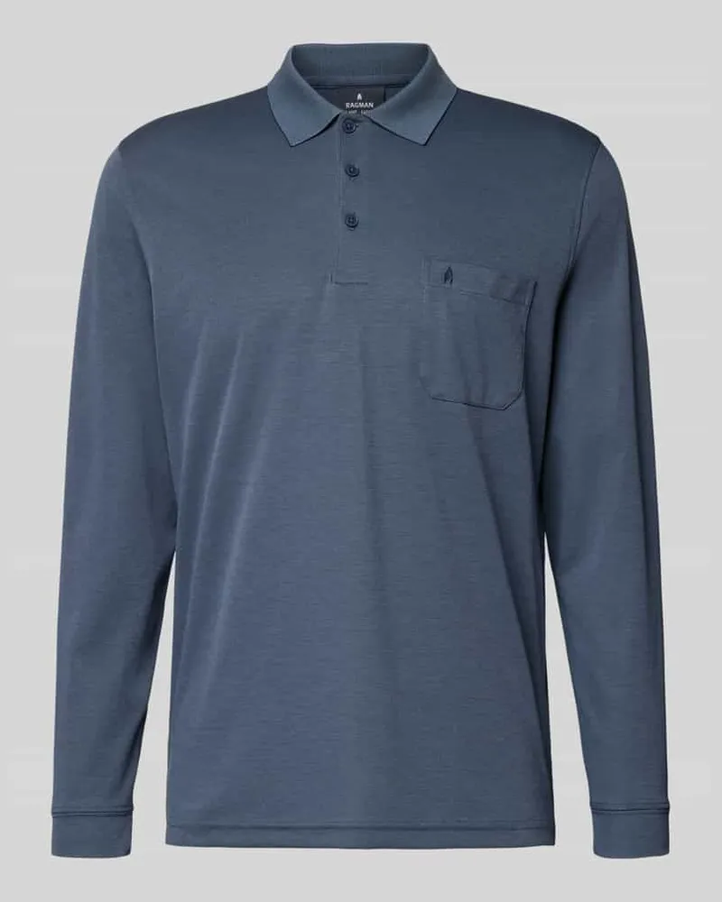 Ragman Regular Fit Poloshirt mit Brusttasche 