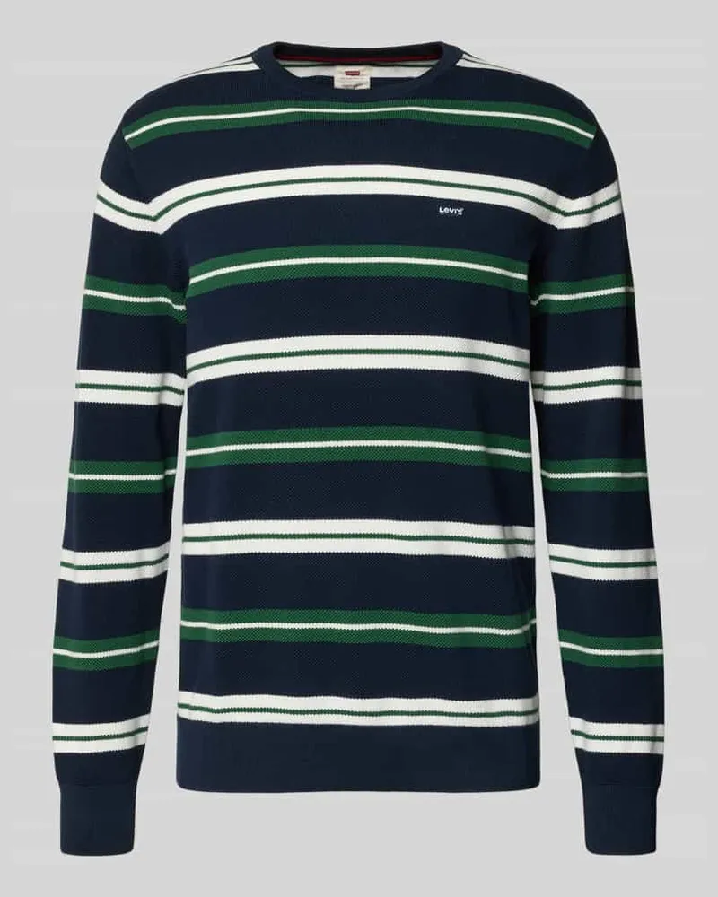 Levi's Regular Fit Sweatshirt aus reiner Baumwolle Dunkelblau