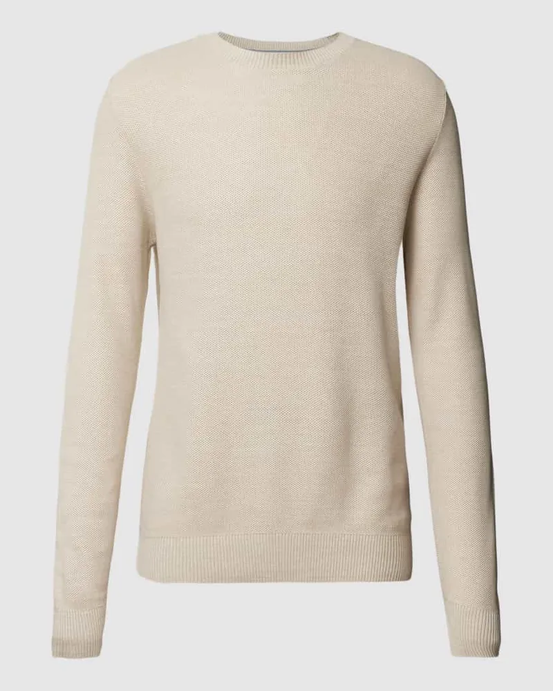 S.Oliver Strickpullover in melierter Optik 