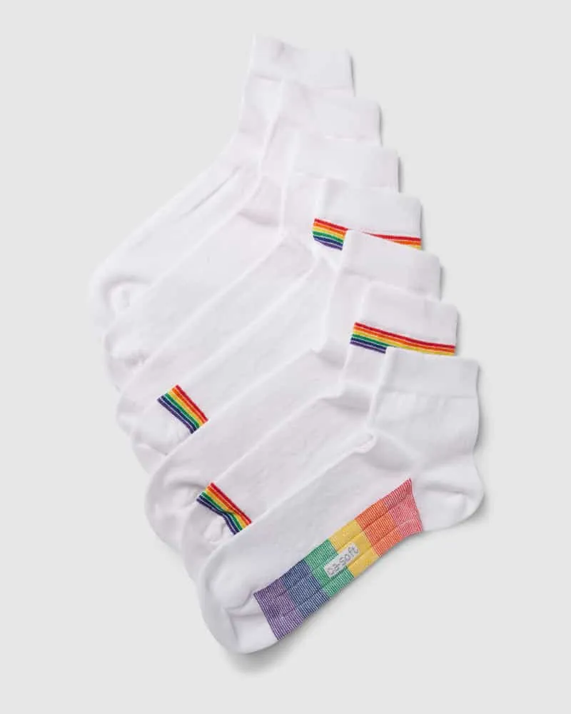 Camano Socken mit Kontrast-Details im 7er-Pack Modell 'Ca-Soft Quarter 