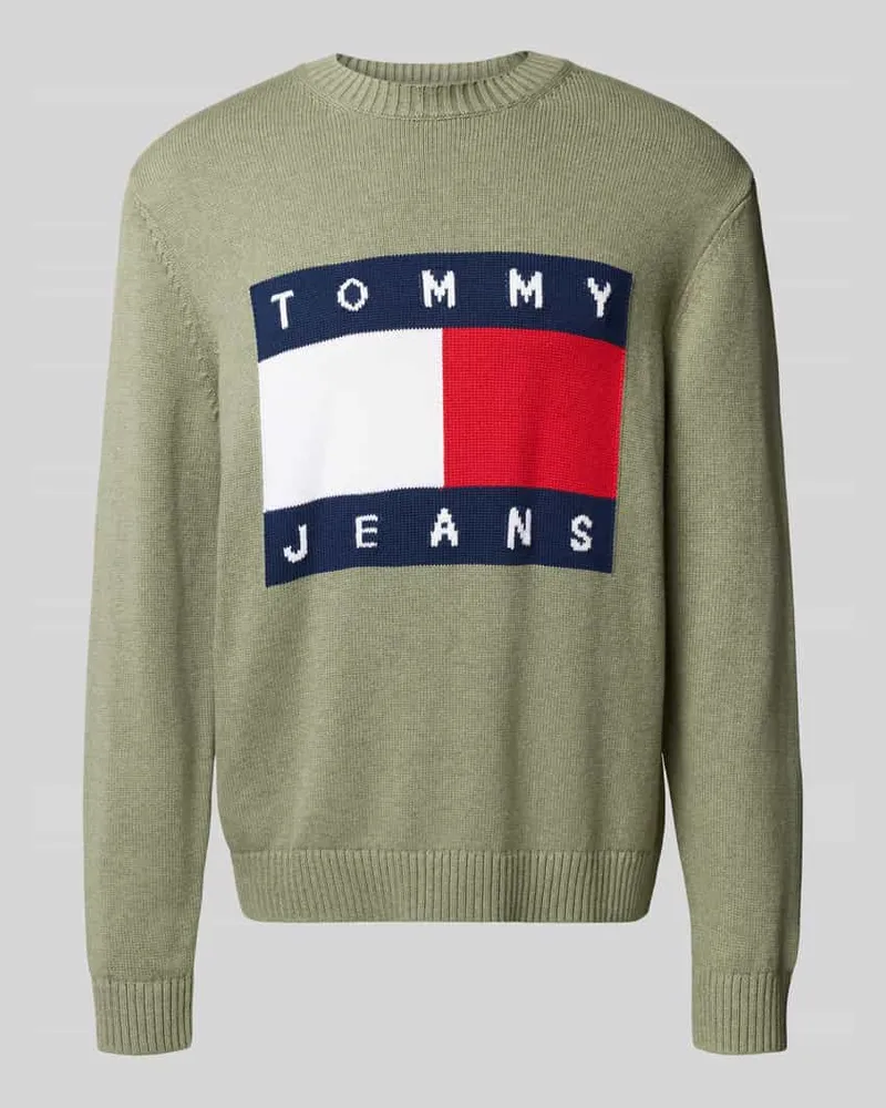 Tommy Hilfiger Regular Fit Strickpullover aus reiner Baumwolle 