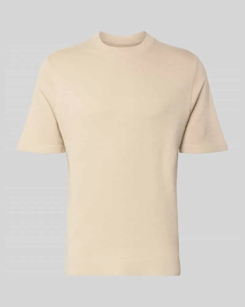 Jack & Jones T-Shirt mit Label-Detail Modell 'MILANO Beige