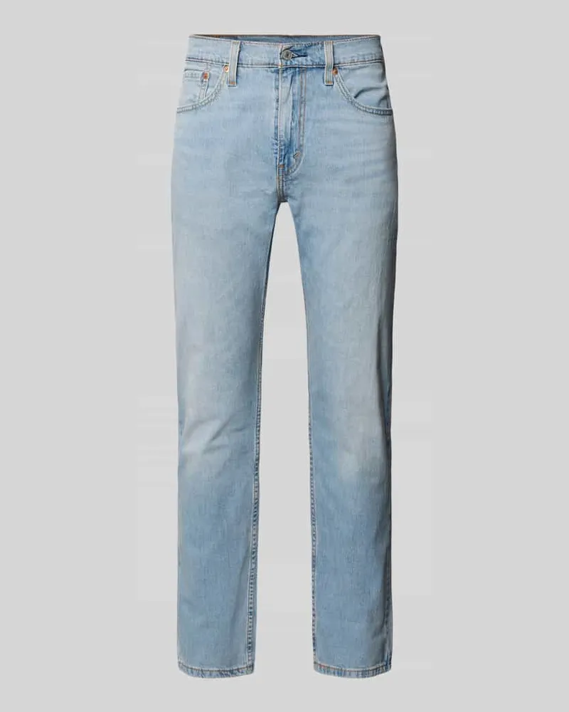 Levi's Tapered Fit Jeans aus Baumwoll-Mix Modell '502™ TAPER Hellblau