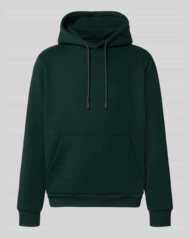 Jack & Jones Hoodie mit Känguru-Tasche Modell 'BRADLEY Dunkelgruen