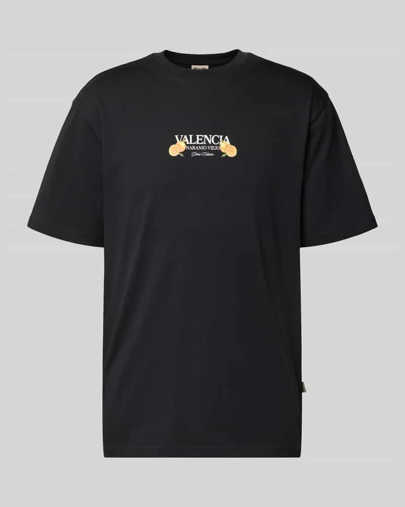 Only & Sons Relaxed Fit T-Shirt aus reiner Baumwolle Modell 'TASTY Black