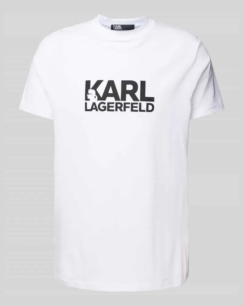 Karl Lagerfeld T-Shirt mit Label-Print 