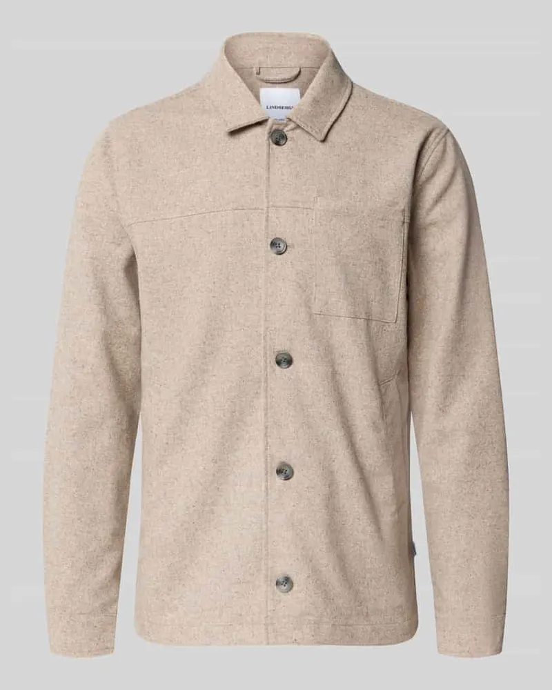 Lindbergh Relaxed Fit Hemdjacke mit Brusttasche 