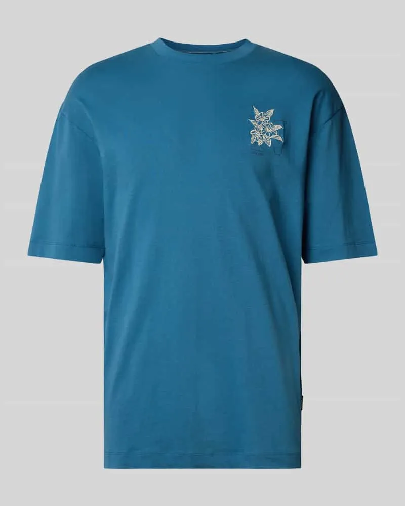 Blend T-Shirt mit Motiv-Stitching Modell 'JIM 