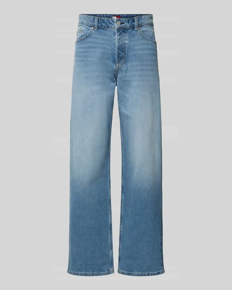 Tommy Hilfiger Loose Fit Jeans aus Baumwoll-Mix Blau