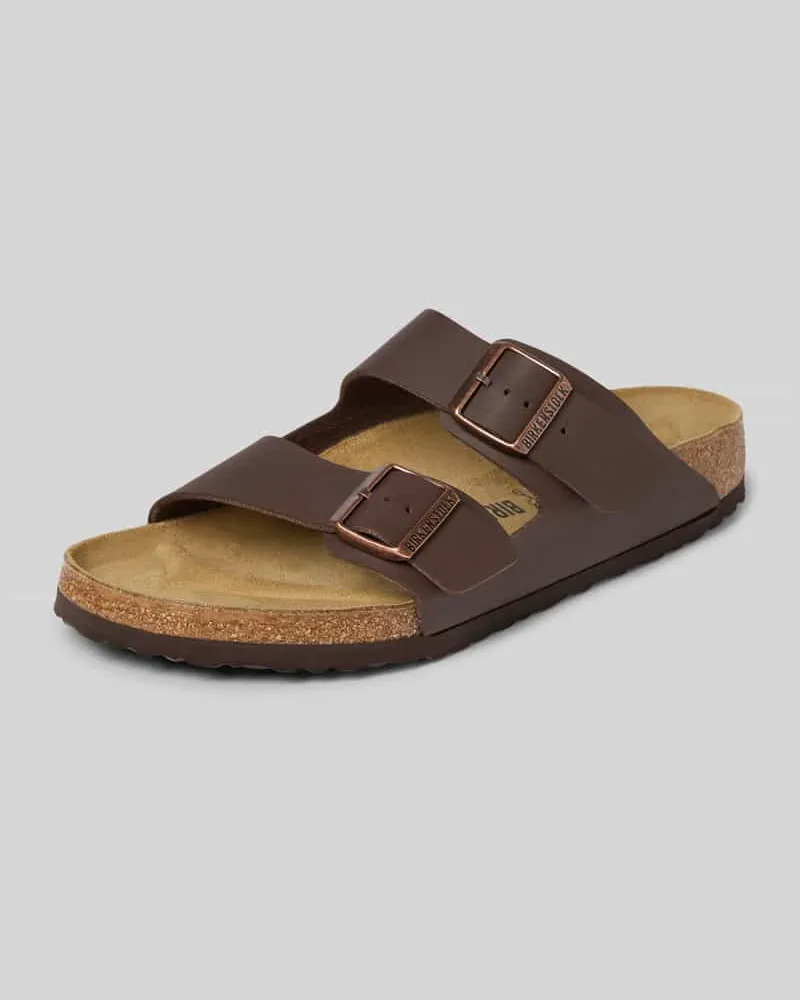 Birkenstock Slides mit breiten Riemen Modell 'Arizona 