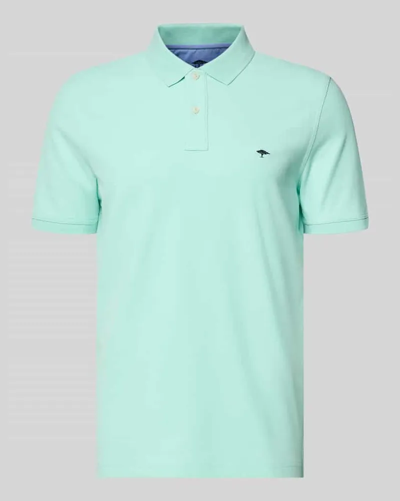 Fynch-Hatton Regular Fit Poloshirt mit Logo-Stitching Mint