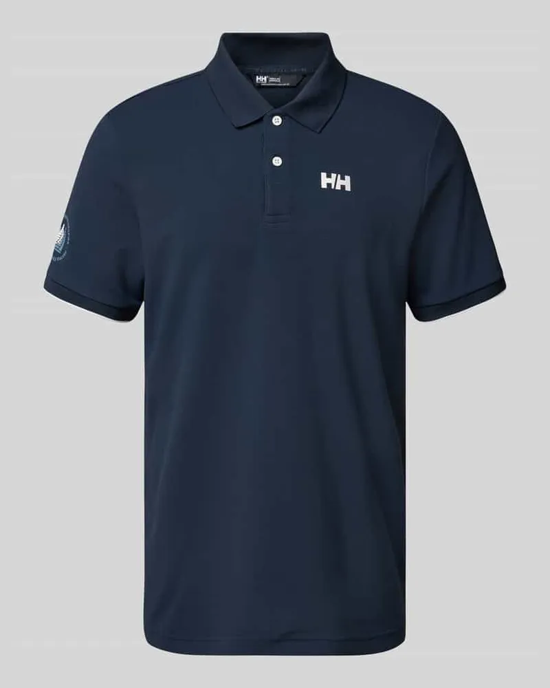 Helly Hansen Regular Fit Poloshirt mit Logo-Print Modell 'Ocean Polo 2.0 Marine