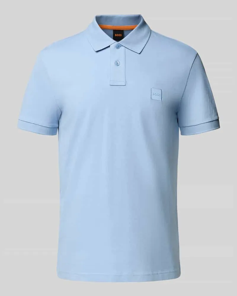 HUGO BOSS Slim Fit Poloshirt aus Baumwoll-Mix 