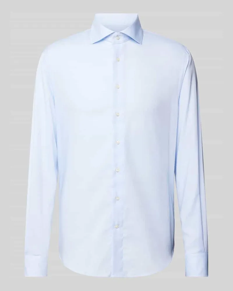 Profuomo Slim Fit Businesshemd aus Twill 