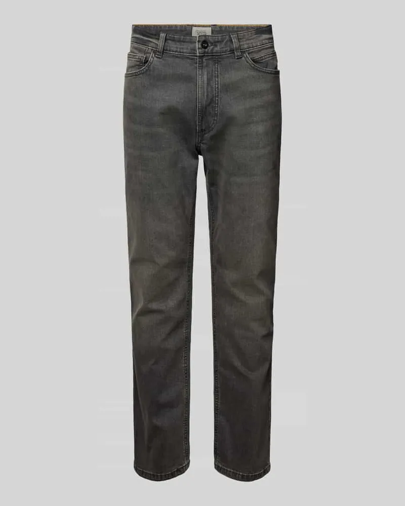 Camel Active Regular Fit Jeans im 5-Pocket-Design 