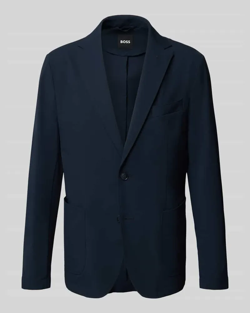 HUGO BOSS Slim Fit Anzugsakko mit 2-Knopf-Verschluss 