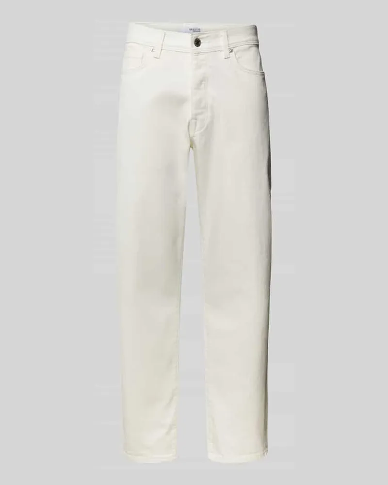 Selected Homme Regular Tapered Fit Jeans im 5-Pocket-Design Modell 'COLE Kitt