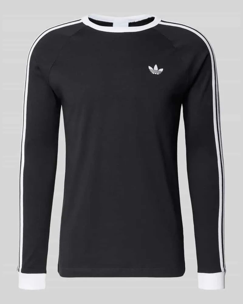 adidas Longsleeve mit gerippten Abschlüssen Black