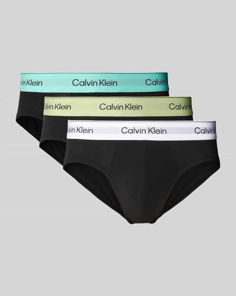 Calvin Klein Slip mit Label-Bund im 3er-Pack 