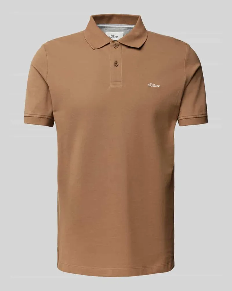 S.Oliver Regular Fit Poloshirt aus Baumwoll-Piqué 