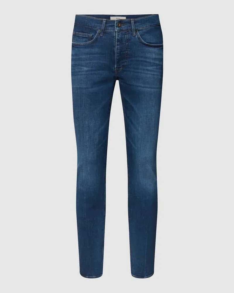 Brax Straight Fit Jeans im Used-Look Modell 'CHRIS 