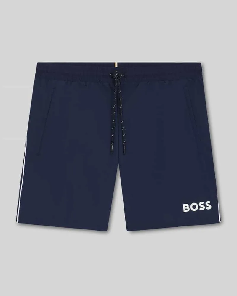 HUGO BOSS Badeshorts mit Kontrast-Logo Modell 'STARFISH Marine