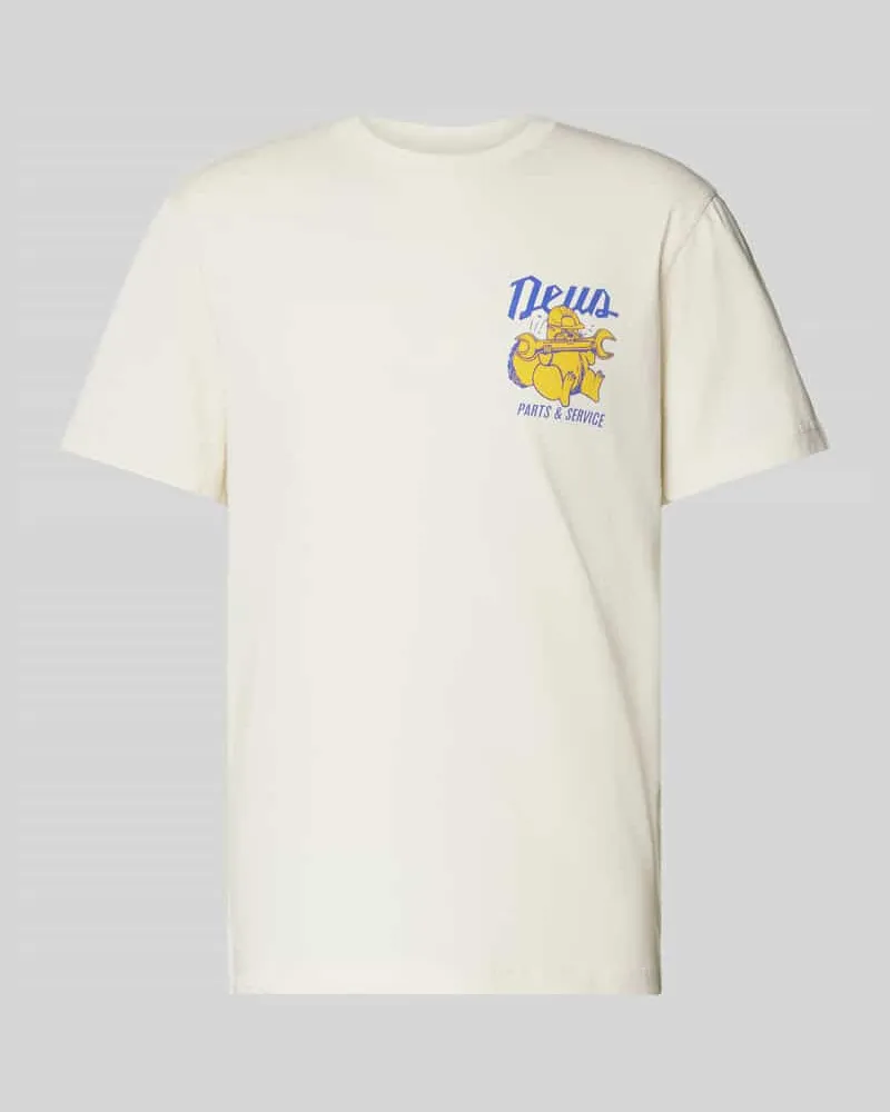 Deus Ex Machina T-Shirt mit Label-Motiv-Print Modell 'Overbite 