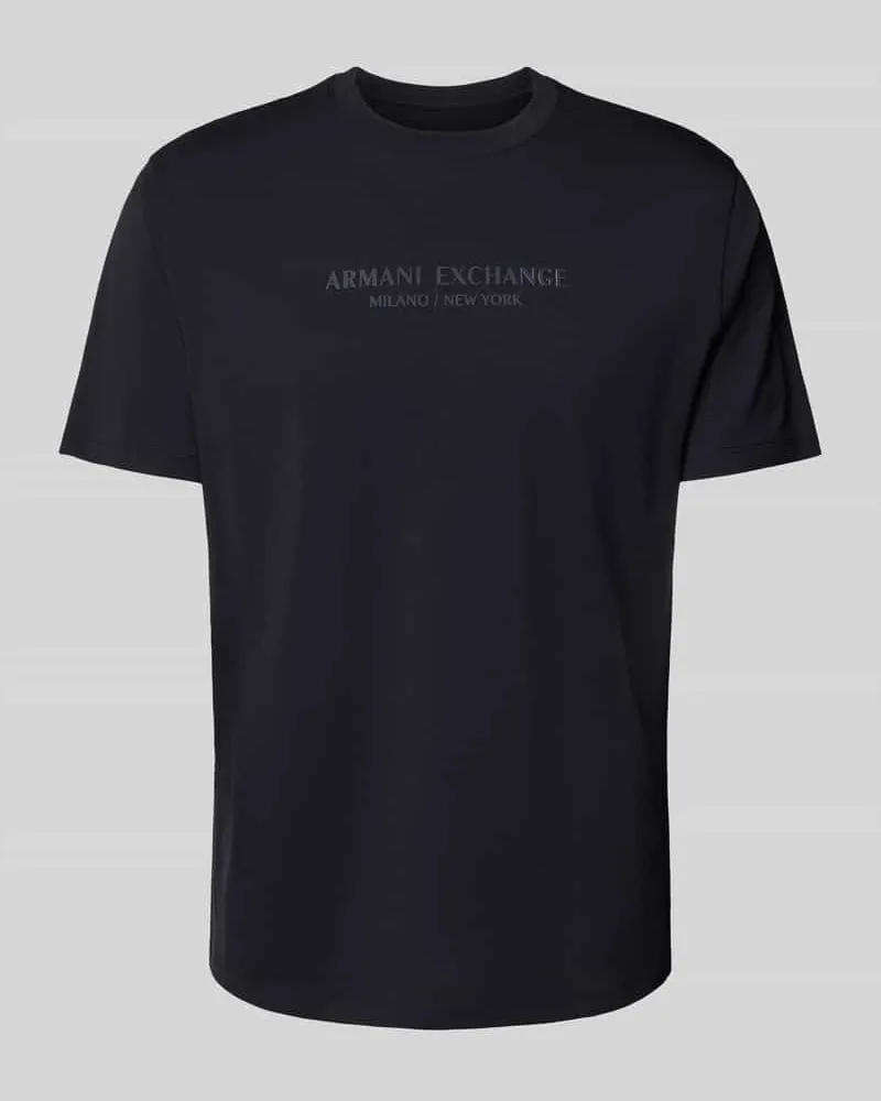 Armani Exchange T-Shirt mit Label-Print 