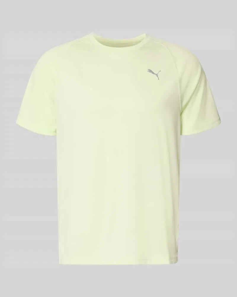 Puma T-Shirt mit Logo und Rundhalsausschnitt Neon