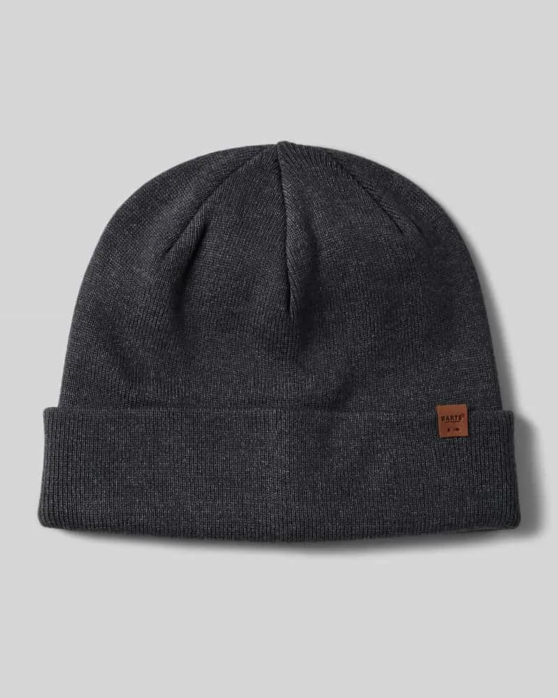 Barts Beanie aus Viskose-Mix Modell 'WILLES Anthrazit